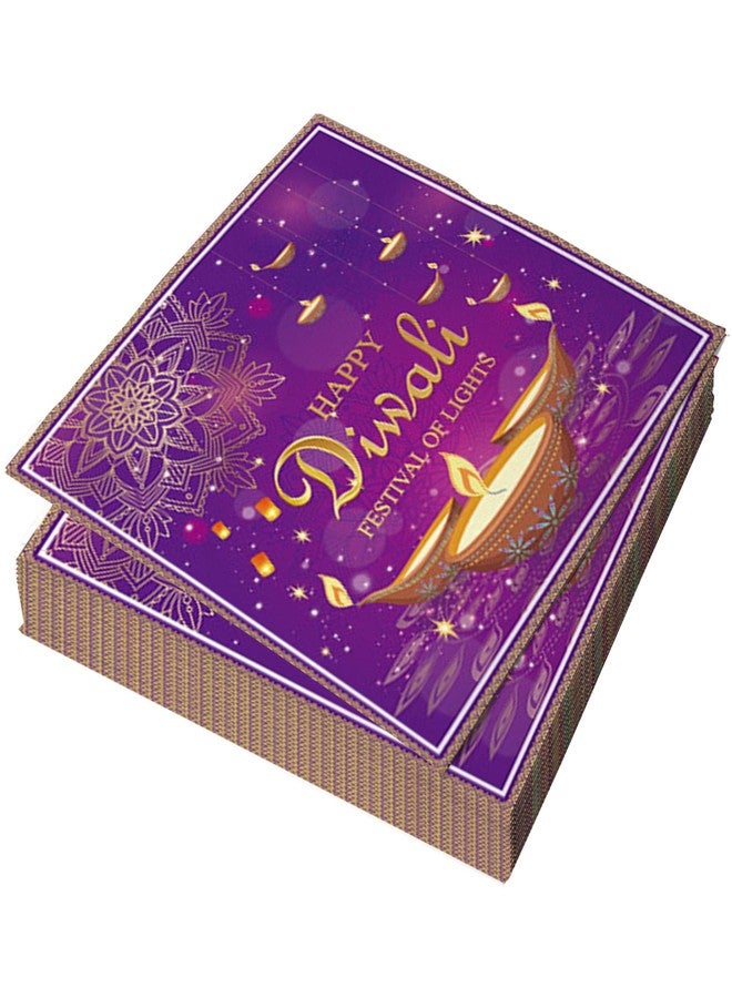 Ysqool 20Pcs Diwali Napkins Happy Diwali Paper Napkins Disposable Festival of Lights Dinner Cocktail Napkins for India Diwali Party Supplies Deepawali Party Decorations - Image 1